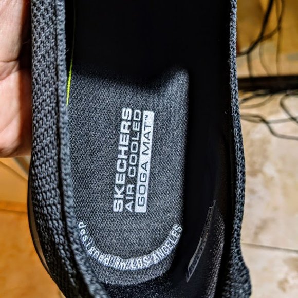 Skechers Men Go Walk Black Size 10 - Picture 5 of 8